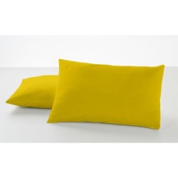 Pillowcase Alexandra House Living Mustard 50 x 80 cm (2 Units)