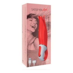 Vibes Power Flower Vibrator Satisfyer Power Flower Red