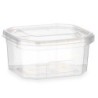 Rectangular Lunchbox with Lid Transparent polypropylene 370 ml 10,7 x 5,5 x 11,7 cm (24 Units)