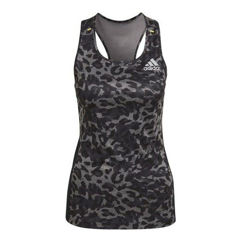 Tank Top Women Adidas Fast Graphic Grey