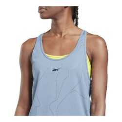 Tank Top Women Reebok United By Fitness Perforated Indigo