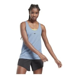 Tank Top Women Reebok United By Fitness Perforated Indigo