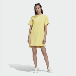 Dress Adidas Originals Trefoil Yellow