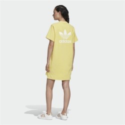 Dress Adidas Originals Trefoil Yellow