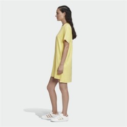 Dress Adidas Originals Trefoil Yellow