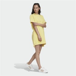 Dress Adidas Originals Trefoil Yellow