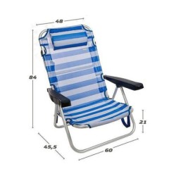 Folding Chair Aktive Blue Sailor