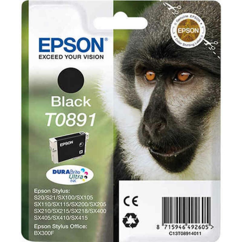 Original Ink Cartridge Epson T0891 Black