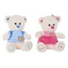 Teddy Bear DKD Home Decor Blue Beige Pink Children's Bear 27 x 20 x 30 cm (2 Units)