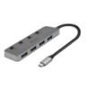 USB-C Hub LINDY 43383 Grey (1 Unit)