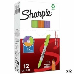 Permanent marker Sharpie Green Purple Orange (12 Units)