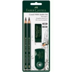 Pencil Set Faber-Castell Black (5 Units)