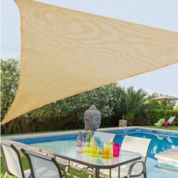 Shade Sails Awning 3,5 x 3,5 m Chocolate Polyethylene 350 x 350 x 0,5 cm