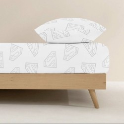 Fitted bottom sheet Superman 90 x 200 cm