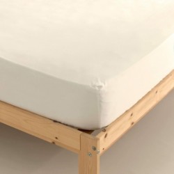 Fitted bottom sheet SG Hogar Natural 105 x 200 cm