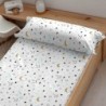 Fitted bottom sheet Kids&Cotton Dayton Multicolour 90 x 200 cm