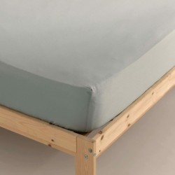 Fitted bottom sheet SG Hogar Grey 105 x 200 cm