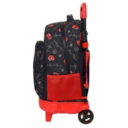 School Rucksack with Wheels Spiderman Hero Black 33 X 45 X 22 cm