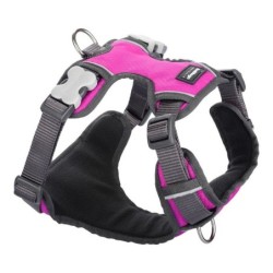 Dog Harness Red Dingo Padded M Fuchsia