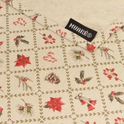 Stain-proof tablecloth Belum Christmas Flowers 155 x 155 cm