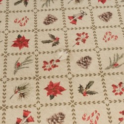 Stain-proof tablecloth Belum Christmas Flowers 155 x 155 cm