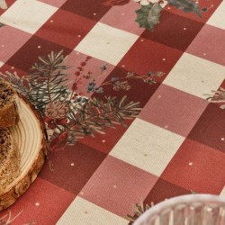 Stain-proof tablecloth Belum Christmas Mistletoe 155 x 155 cm