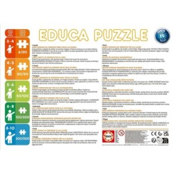 4-Puzzle Set Educa Disney