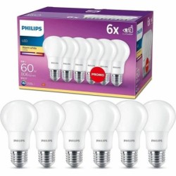 LED Lamp Philips Bombilla White F 8 W 60 W E27 (2700k)