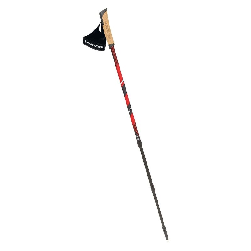 Trekking Stick Viking KUBE PRO Black Red (2 Units)