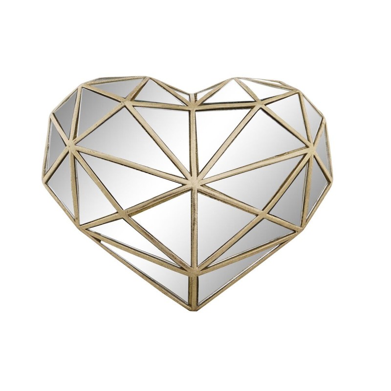 Decorative Figure DKD Home Decor 26 x 5 x 21 cm Heart Golden