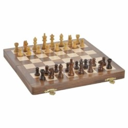 Chess DKD Home Decor 30 x 30,5 x 2 cm Beige Brown