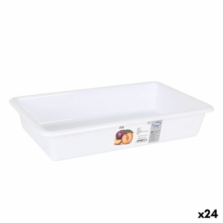 Bucket Dem Bob White 37 x 23 x 7 cm (24 Units)