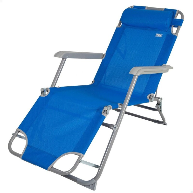 Reclining lounder Aktive Blue 153 x 33 x 47 cm