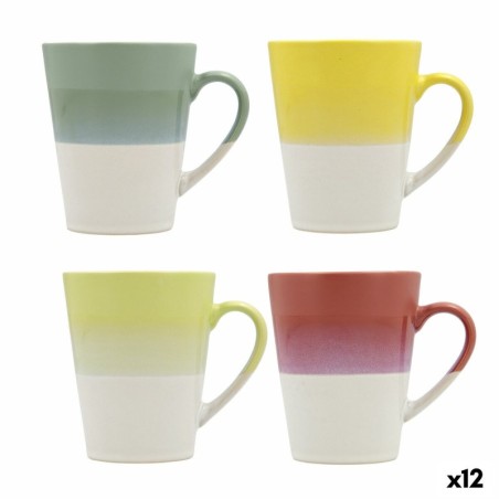 Cup Quid Atenua Ceramic Multicolour (300 ml) (12 Units)