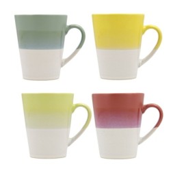 Cup Quid Atenua Ceramic Multicolour (300 ml) (12 Units)