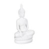 Decorative Figure White Buddha 19,2 x 12 x 32,5 cm