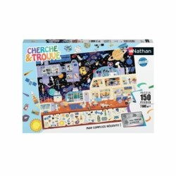 Puzzle Nathan Dans l'espace (Cherche et trouve) 150 Pieces