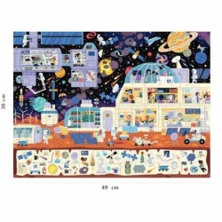 Puzzle Nathan Dans l'espace (Cherche et trouve) 150 Pieces