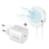 Portable charger Celly MAGCHARGEKIT White