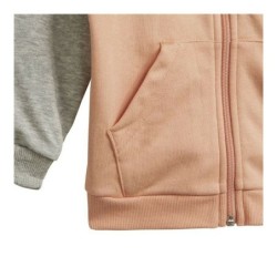 Children’s Tracksuit Adidas Full-Zip Blush Salmon