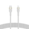 USB-C to Lightning Cable Belkin CAA011BT2MWH 2 m White