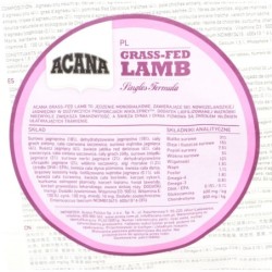 Fodder Acana Grass-Fed Lamb 2 Kg