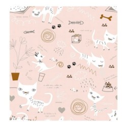 Top sheet Panzup Gatos 4 260 x 270 cm