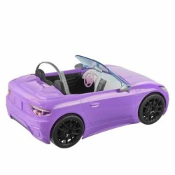 Doll Barbie And Her Purple Convertible