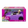 Doll Barbie And Her Purple Convertible