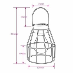 Solar lamp Galix Copper