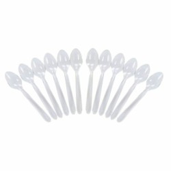 Reusable spoon set Algon Transparent 36 Units