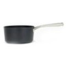 Saucepan with Lid Amercook Black Terracotta Stainless steel Aluminium Oven (Ø 18 cm)