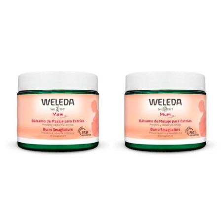 Moisturising Body Balm Weleda Mum 150 ml x 2 Anti-Stretch