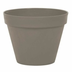 Plant pot EDA   Ø 30 x 26 cm Circular Taupe